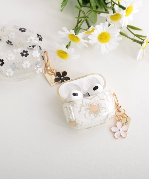 Mayree（メイリー）の「【float】フラワーデザイン エアポッズ/エアポッズプロ ケース カバー【AirPods 第1世代/第2世代/第3世代/第4世代/pro/pro2】（ヘッドフォン/イヤホン・レディース・その他2/その他1・D/C/A/B/E）」の9枚目の写真