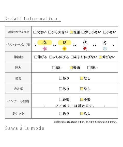 Sawa a la mode(サワアラモード)の「草花刺繍シャツブラウス(シャツ/ブラウス・レディース・アイボリー/グリーン/レッド・FREE)」の5枚目の写真