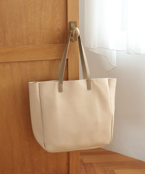 GLOBAL WORK（グローバルワーク）の「軽量ジャストポケット/2Room トート/115586（トートバッグ・メンズ・グレー/ブラック/ベージュ/ネイビー/アイボリー/ブラック系その他・FREE）」の2枚目の写真