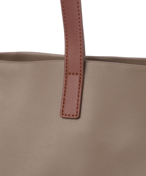 GLOBAL WORK（グローバルワーク）の「軽量ジャストポケット/2Room トート/115586（トートバッグ・メンズ・グレー/ブラック/ベージュ/ネイビー/アイボリー/ブラック系その他・FREE）」の14枚目の写真