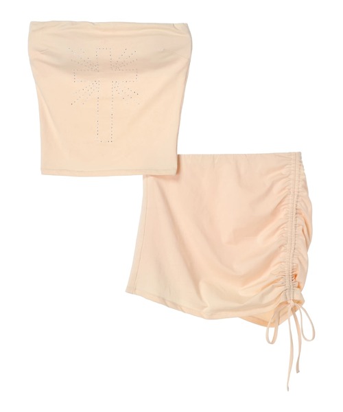 DURAS（デュラス）の「Ｒｈｉｎｅｓｔｏｎｅ　ｓｅｔ　ｕｐ（ワンピース・レディース・ブラック/ブルー/ピンク・FREE）」の21枚目の写真