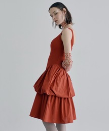 Sheer Rib Sleeveless Midi Dress