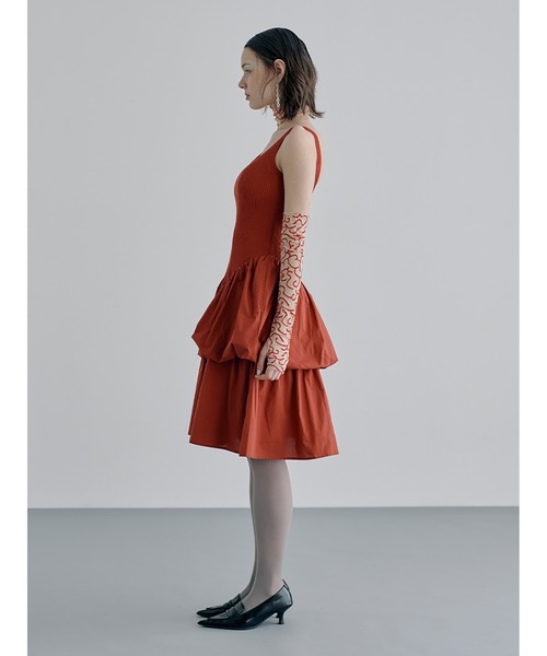 SORIN（ソリン ）の「Sheer Rib Sleeveless Midi Dress（ワンピース