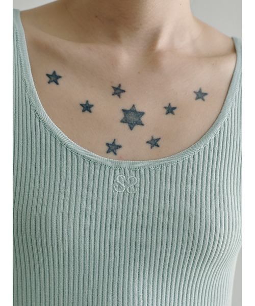 SORIN(ソリン )の「Sheer Rib Sleeveless Midi Dress(ワンピース・レディース・ミント/ボルドー/ブラック・38)」の5枚目の写真