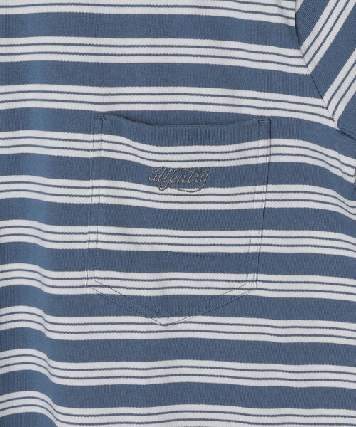 SHIPS(シップス)の「SHIPS: ランダム ボーダー Tシャツ(Tシャツ/カットソー・メンズ・ダークグリーン/ブラック/ライトブルー/ベージュ・SMALL/MEDIUM/LARGE)」の12枚目の写真