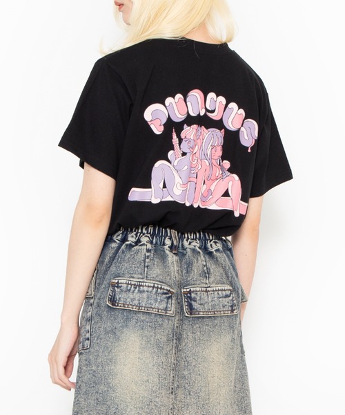 PUNYUS(プニュズ)の「デニムカーゴミニスカート(デニムスカート・レディース・ブルー/ライトブルー・4/3/2/1)」の12枚目の写真