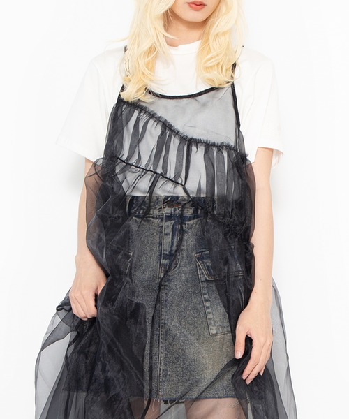 PUNYUS(プニュズ)の「デニムカーゴミニスカート(デニムスカート・レディース・ブルー/ライトブルー・4/3/2/1)」の13枚目の写真