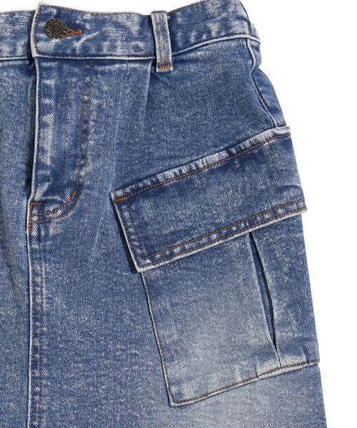 PUNYUS(プニュズ)の「デニムカーゴミニスカート(デニムスカート・レディース・ブルー/ライトブルー・4/3/2/1)」の19枚目の写真