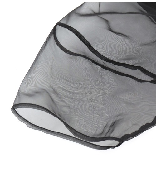 Settimissimo（セッティミッシモ）の「スタッズデザイン ランタンスリーブ オーガンジー トップス（Tシャツ/カットソー・レディース・オフホワイト/ブラック・FREE）」の22枚目の写真