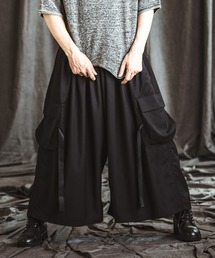 NO ID. | 【NO ID.】Military Gather Baggy Trousers / ミリタリー ギャザー バギー トラウザーズ(スラックス)