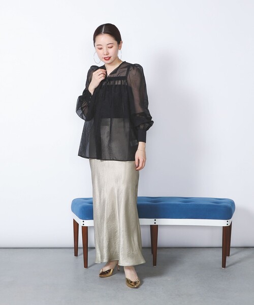 新品未使用beams Demi Luxe オーガンジーブラウス 新品未使用beams Demi Luxe オーガンジーブラウス Demi-Luxe BEAMS