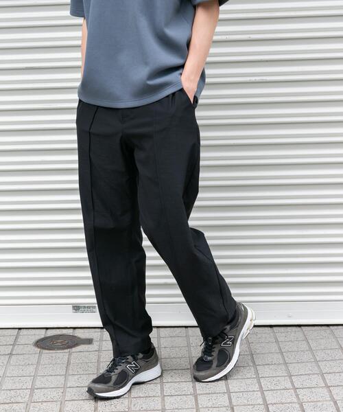 FORK&SPOON（フォークアンドスプーン）の「FORK&SPOON　PEジャージーテーパードパンツ（その他パンツ・メンズ・ブラック/チャコールグレー/モカ・4/5）」の9枚目の写真