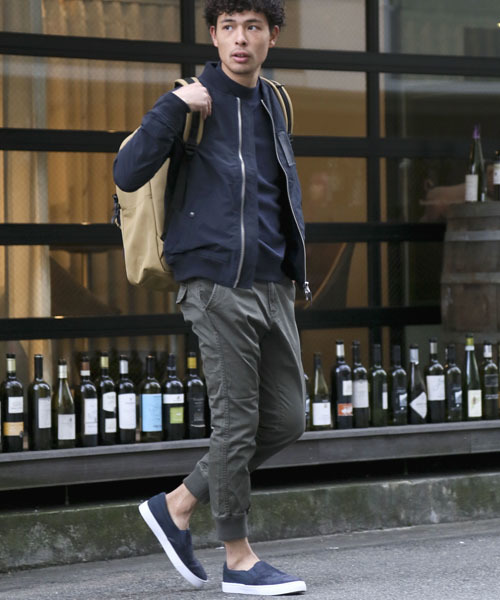 Denime（ドゥニーム）の「ミリタリーリブジョガーパンツ（その他パンツ・メンズ・グリーン/オリーブ・MEDIUM/LARGE/X-LARGE）」の14枚目の写真