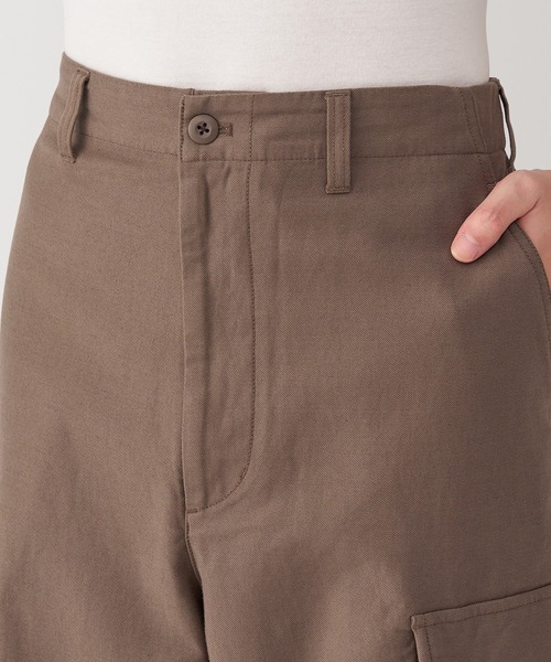 無印良品(ムジルシリョウヒン)の「紳士 洗いざらしイージーカーゴパンツ(カーゴパンツ・メンズ・ダークグリーン/ブラック/ブラウン系・M/L/XL/S)」の16枚目の写真