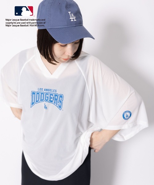 セール】MLB シアープリント5分袖T 127581（Tシャツ/カットソー