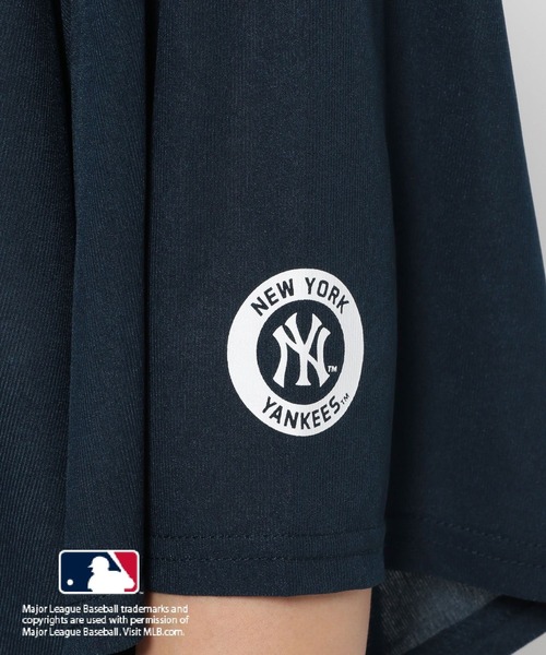 LEPSIM(レプシィム)の「MLB シアープリント5分袖T 127581(Tシャツ/カットソー・レディース・オフホワイト/ホワイト/ネイビー・FREE)」の10枚目の写真
