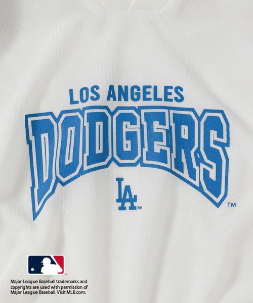 LEPSIM(レプシィム)の「MLB シアープリント5分袖T 127581(Tシャツ/カットソー・レディース・オフホワイト/ホワイト/ネイビー・FREE)」の5枚目の写真
