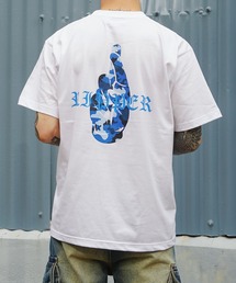 RIPPER（リッパー）の「【RIPPER】カモフラフィンガー Tシャツ / Camouflage Finger T-Shirt（Tシャツ/カットソー）」