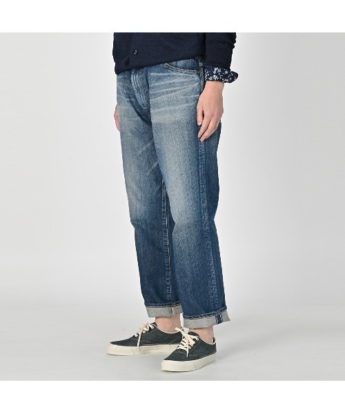 45R（フォーティファイブアール）の「ライ麦デニムのクロスビー5（焦）（デニムパンツ・レディース・ブルー系その他3・29inch/30inch/31inch/32inch/33inch/34inch/36inch）」の7枚目の写真