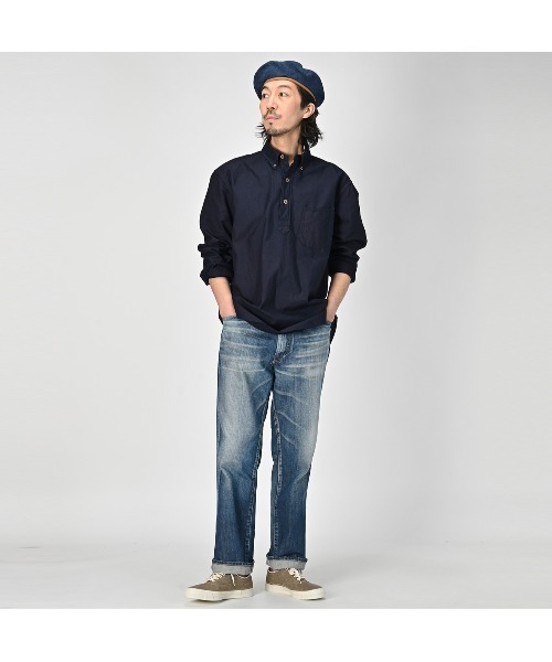 45R（フォーティファイブアール）の「ライ麦デニムのクロスビー5（焦）（デニムパンツ・レディース・ブルー系その他3・29inch/30inch/31inch/32inch/33inch/34inch/36inch）」の19枚目の写真