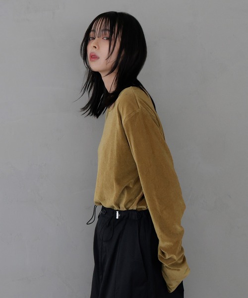 シアーベロアトップス（Tシャツ/カットソー）｜LIAN（リアン）の