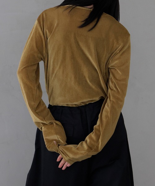 シアーベロアトップス（Tシャツ/カットソー）｜LIAN（リアン）の