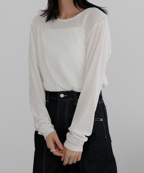 シアーベロアトップス（Tシャツ/カットソー）｜LIAN（リアン）の