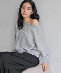 LOWRYS FARM（ローリーズファーム）の「リメイクフウウラケＬＳ 145816（スウェット）」