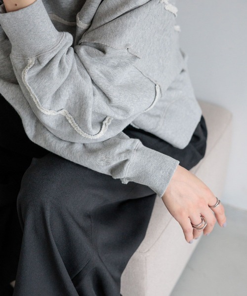 個々で売ります LOWRYS FARM トレーナー スウェット リメイクフウウラケLS 145816