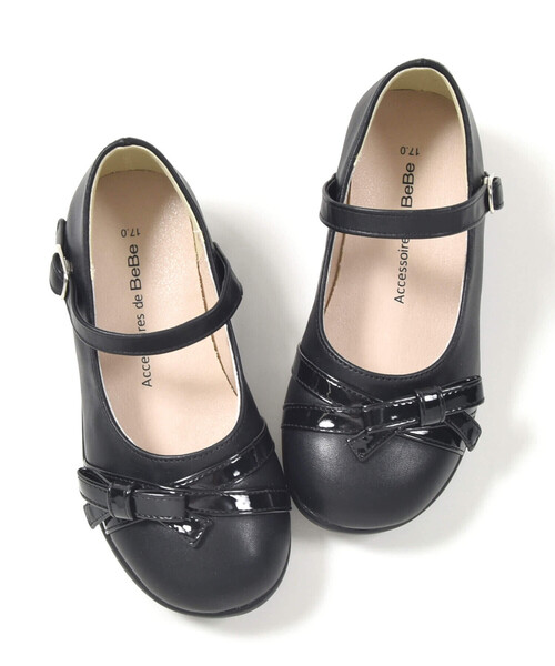 【セール】クロスリボンストラップシューズ(16～21cm)（パンプス）｜BeBe（ベベ）