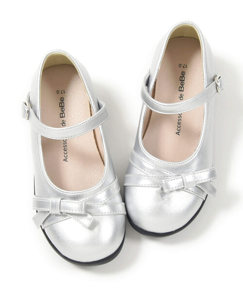 【セール】クロスリボンストラップシューズ(16～21cm)（パンプス）｜BeBe（ベベ）