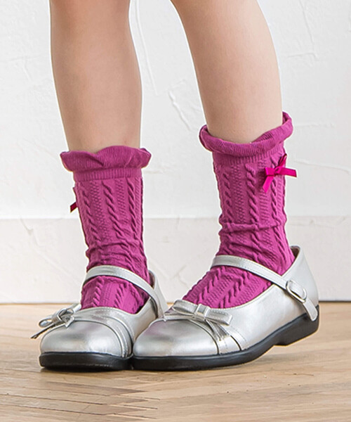 【セール】クロスリボンストラップシューズ(16～21cm)（パンプス）｜BeBe（ベベ）