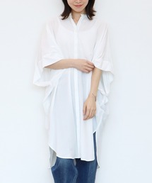ドレープロングシャツ