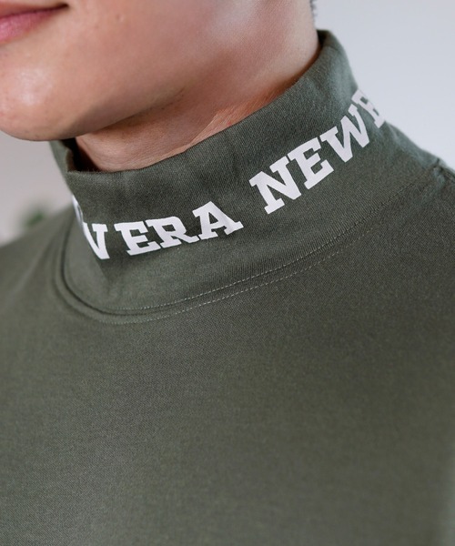 NEW ERA（ニューエラ）の「NEW ERA GOLF/ニューエラゴルフ ロンT/長袖 インナー 保温 タートルネック 14326413/14326414/14326415（Tシャツ/カットソー・メンズ・オリーブ/ブラック/オフホワイト・M/L/XL/2XL）」の6枚目の写真