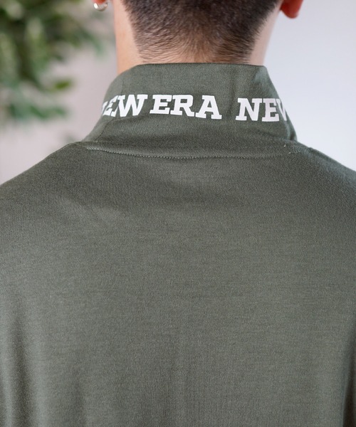 NEW ERA（ニューエラ）の「NEW ERA GOLF/ニューエラゴルフ ロンT/長袖 インナー 保温 タートルネック 14326413/14326414/14326415（Tシャツ/カットソー・メンズ・オリーブ/ブラック/オフホワイト・M/L/XL/2XL）」の8枚目の写真