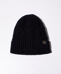 【GLOSTER/グロスター】ケーブル編み 裏ボア ニットワッチ ニット帽