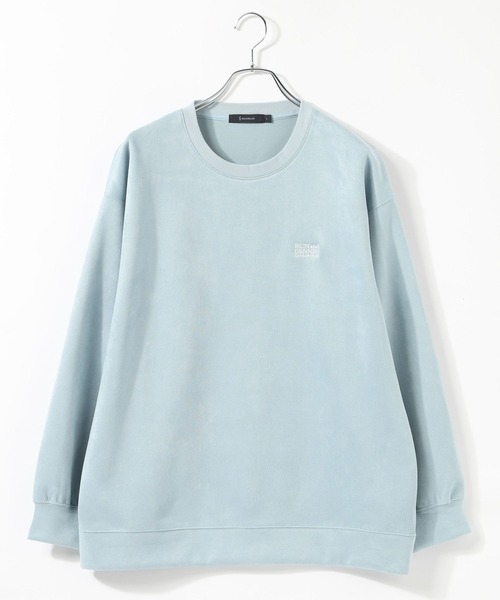 コロンさん専用 セール】カットスウェード/ワンポイント刺繍オーバーサイズ