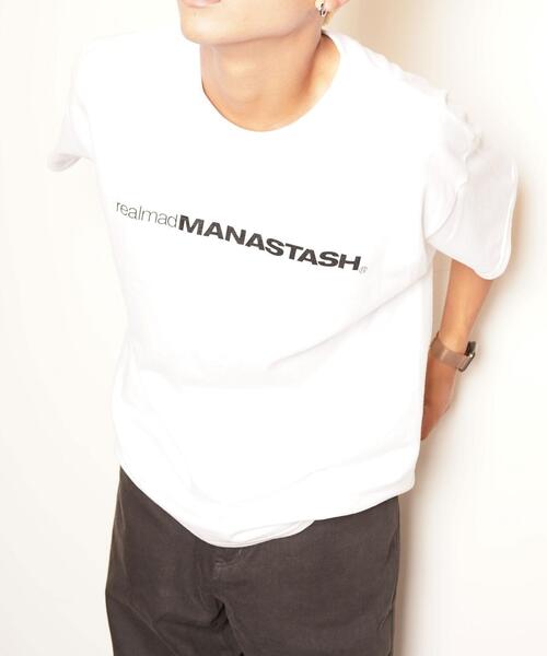 MANASTASH(マナスタッシュ)の「MANASTASH×realmadSOUND/リアルマッド サウンド/コラボTシャツ(Tシャツ/カットソー・メンズ・ブラック/ホワイト・L/XL/M)」の4枚目の写真