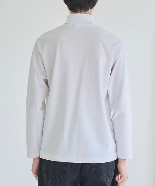 RONEL(ロネル)の「ポンチタートルネックロングスリーブTシャツ(Tシャツ/カットソー・メンズ・ブラック/ホワイト・S/M/L)」の20枚目の写真
