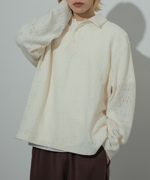 セール】シアーペイズリーポロシャツ（ポロシャツ）｜SENSE OF PLACE