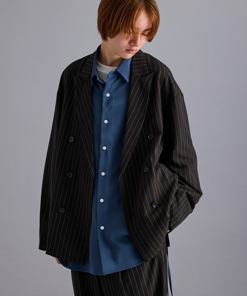 JUNRED（ジュンレッド）の「【セットアップ対応】ピンストライプダブル