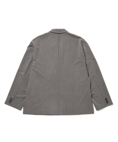 ジャケット　グレー　ピンストライプ JUNRED（ジュンレッド）の「【セットアップ対応】ピンストライプ
