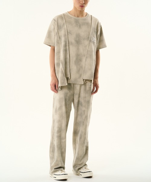 DISCOVERED(ディスカバード)の「DISCOVERED DOCKING DAMAGE WIDE SWEAT PANTS(その他パンツ・メンズ・ベージュ/ブラック・1/3)」の18枚目の写真