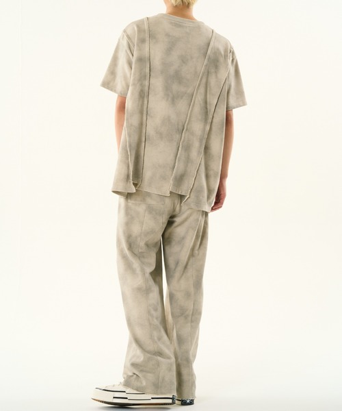 DISCOVERED(ディスカバード)の「DISCOVERED DOCKING DAMAGE WIDE SWEAT PANTS(その他パンツ・メンズ・ベージュ/ブラック・1/3)」の11枚目の写真