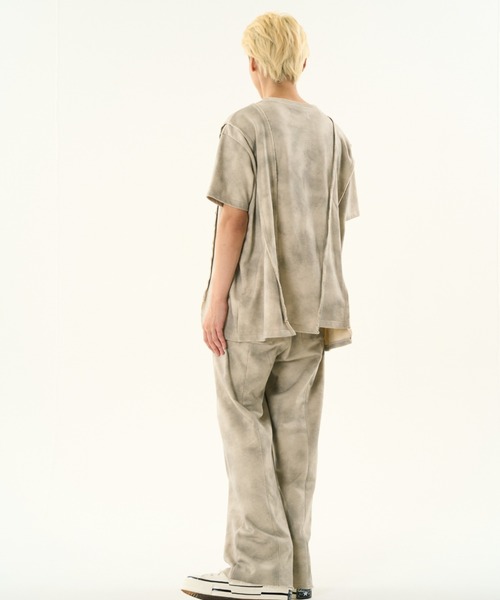 DISCOVERED(ディスカバード)の「DISCOVERED DOCKING DAMAGE WIDE SWEAT PANTS(その他パンツ・メンズ・ベージュ/ブラック・1/3)」の21枚目の写真