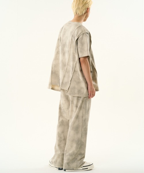 DISCOVERED(ディスカバード)の「DISCOVERED DOCKING DAMAGE WIDE SWEAT PANTS(その他パンツ・メンズ・ベージュ/ブラック・1/3)」の22枚目の写真