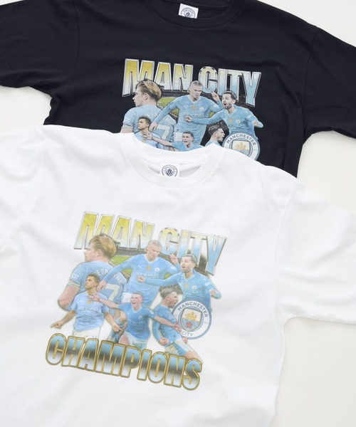 マンチェスターシティ CHAMPIONSｰTシャツ（Tシャツ/カットソー