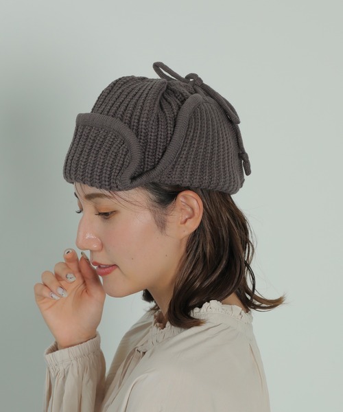 etre tokyo ヘザートーンフライトニットキャップ 最終値下げ etre