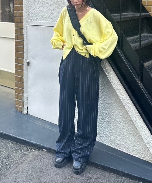 nemne store（ネンネストア）の「【keel】ストライプパンツ（その他パンツ・レディース・ネイビー/グレー・SMALL/MEDIUM）」の2枚目の写真