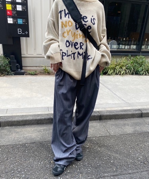 nemne store（ネンネストア）の「【keel】ストライプパンツ（その他パンツ・レディース・ネイビー/グレー・SMALL/MEDIUM）」の7枚目の写真